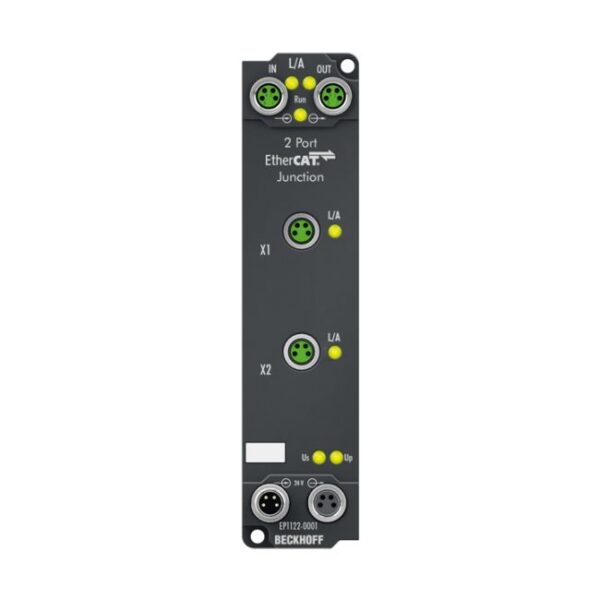 EtherCAT Box 2 cổng junction M8 Beckhoff EP1122-0001
