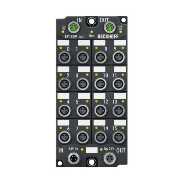 EtherCAT Box 16 kênh digital input 24VDC Beckhoff EP1809-0021