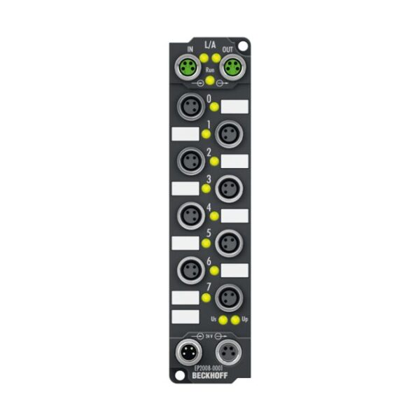 EtherCAT Box 8 kênh digital output 24VDC Beckhoff EP2008-0001