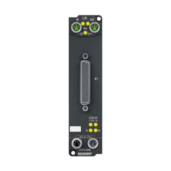 EtherCAT Box digital 8 input / 8 output 24VDC Beckhoff EP2316-0008