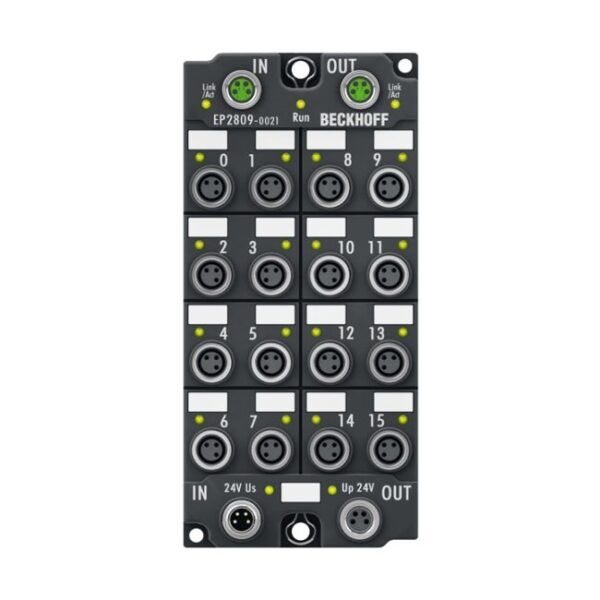 EtherCAT Box 16 kênh digital output 24VDC Beckhoff EP2809-0021