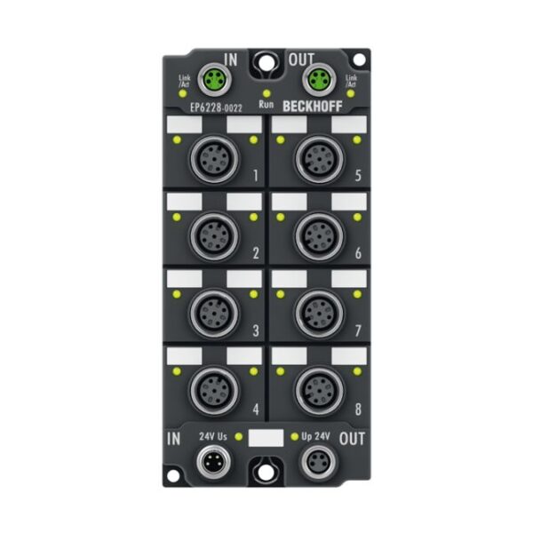 EtherCAT Box 8 kênh truyền thông IO-Link Beckhoff EP6228-0022