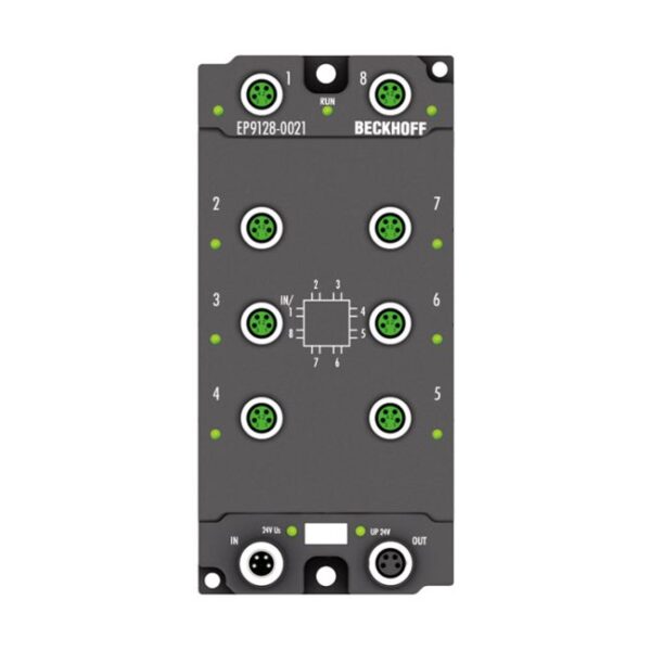 EtherCAT Box 8 cổng junction EtherCAT Beckhoff EP9128-0021