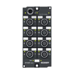 IO-Link box 16 kênh digital input 24VDC Beckhoff EPI1809-0022