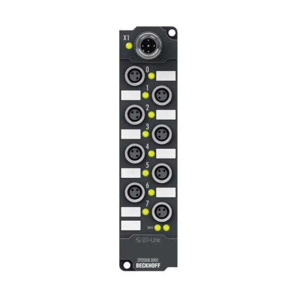 IO-Link box 8 kênh digital output 24VDC Beckhoff EPI2008-0001