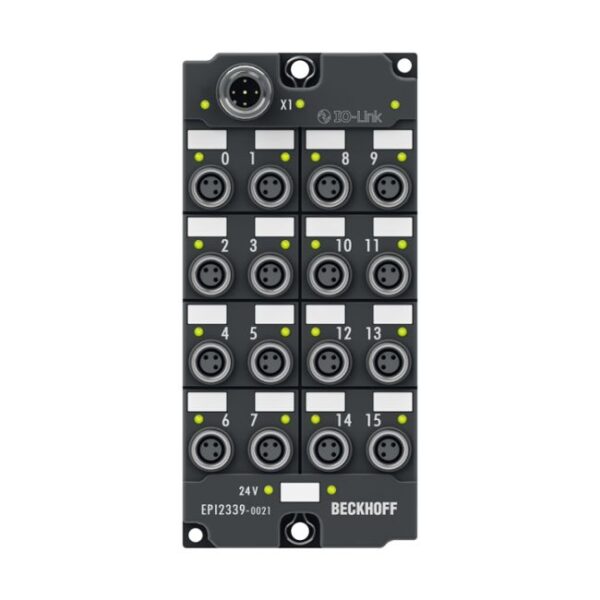IO-Link box 16 kênh digital input 24VDC Beckhoff EPI2339-0021