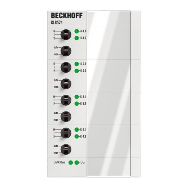 Module 4 x 2 kênh digital output 24VDC Beckhoff KL8524