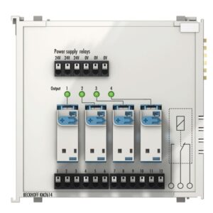 Module 4 kênh relay output 230VAC 16A Beckhoff KM2614