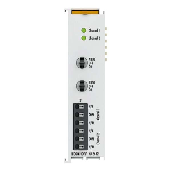Module 2 kênh relay output 230VAC 6A Beckhoff KM2642