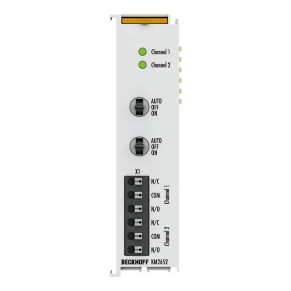 Module 2 kênh relay output 230VAC 6A Beckhoff KM2652