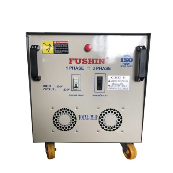 Biến áp 1 Pha 220V ra 3 Pha 220V 25HP