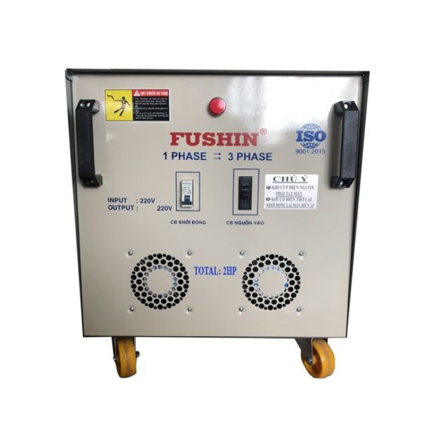 Biến áp 1 Pha 220V ra 3 Pha 220V 2HP