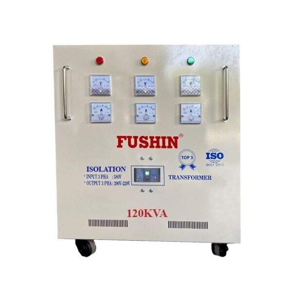 Biến áp cách ly 3 Pha 380V ra 220V 120KVA (Dây Đồng)
