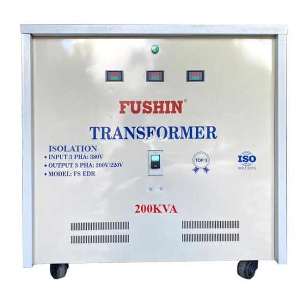 Biến áp cách ly 3 Pha 380V ra 220V 200KVA (Dây Nhôm)