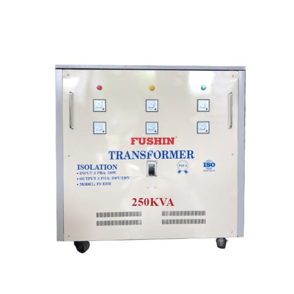 Biến áp cách ly 3 Pha 380V ra 220V 250KVA (Dây Đồng)