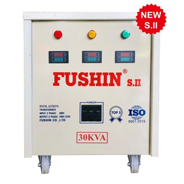 Biến áp cách ly 3 Pha 380V ra 220V 30KVA (Dây Đồng)