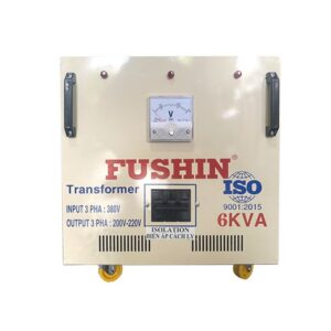 Biến áp cách ly 3 Pha 380V ra 220V 6KVA (Dây Đồng)