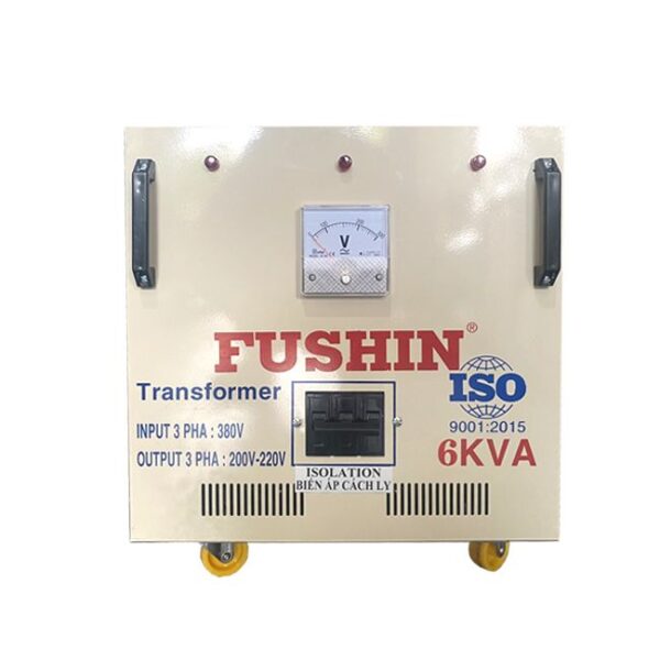 Biến áp cách ly 3 Pha 380V ra 220V 6KVA (Dây Nhôm)