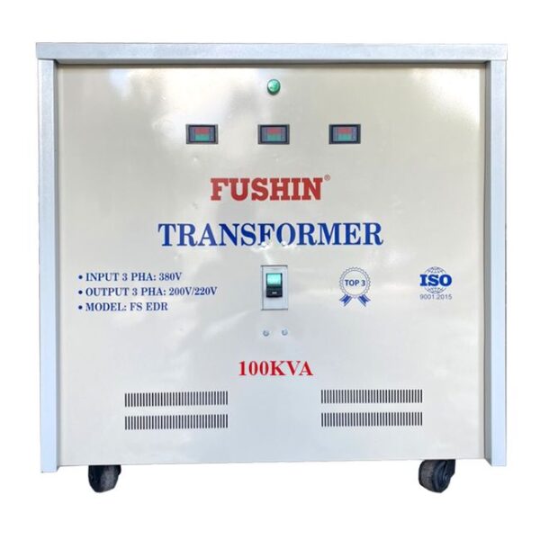 Biến áp tự ngẫu 3 Pha 380V ra 220V 100KVA (Dây Nhôm)