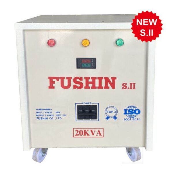 Biến áp tự ngẫu 3 Pha 380V ra 220V 20KVA (Dây Nhôm)
