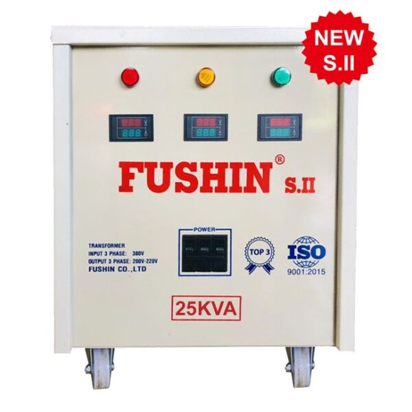 Biến áp tự ngẫu 3 Pha 380V ra 220V 25KVA (Dây Nhôm)