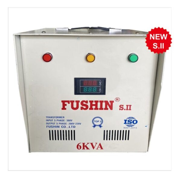 Biến áp tự ngẫu 3 Pha 380V ra 220V 6KVA (Dây Nhôm)