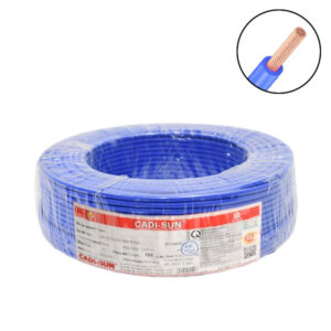 Dây điện 1 lõi Cadisun VCSF-1×0.5mm2–300V, 500V (Xanh)