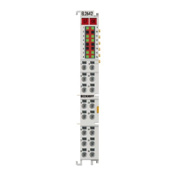 EL2642 | EtherCAT Terminal, 2-channel reed output, multiplexer, 48 V AC/DC, 0.5 A, potential-free, 1 x 4