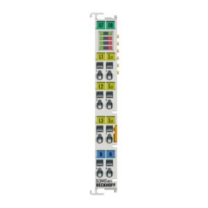 EL3443-0013 | EtherCAT Terminal, 3-channel analog input, power measurement, 480 V AC/DC, 333 mV, 24 bit