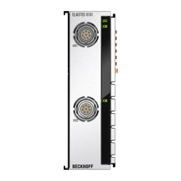 ELM3702-0101 | EtherCAT Terminal, 2-channel analog input, multi-function, 24 bit, 10 ksps, electrically isolated, LEMO