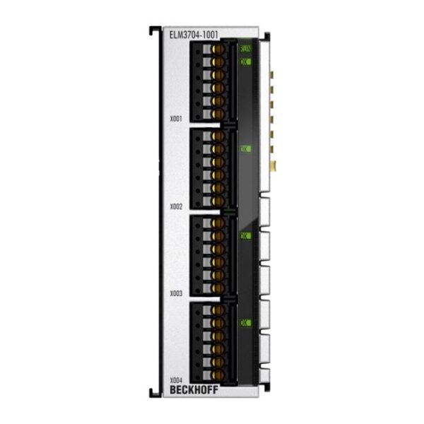 ELM3704-1001 | EtherCAT Terminal, 4-channel analog input, multi-function, 24 bit, 10 ksps, TC compensation