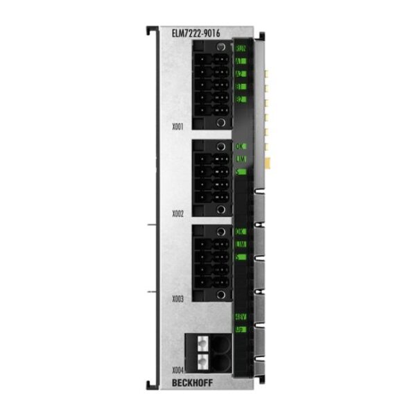 ELM7222-9016 | EtherCAT Terminal, 2-channel motion interface, servo motor, 48 V DC, 8 A, OCT, STO, TwinSAFE Logic