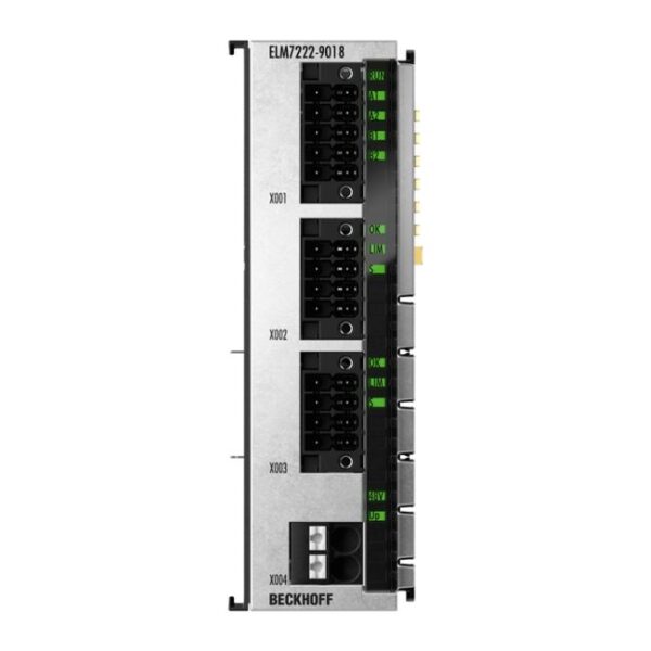 ELM7222-9018 | EtherCAT Terminal, 2-channel motion interface, servo motor, 48 V DC, 8 A, OCT, STO, Safe Motion, TwinSAFE Logic