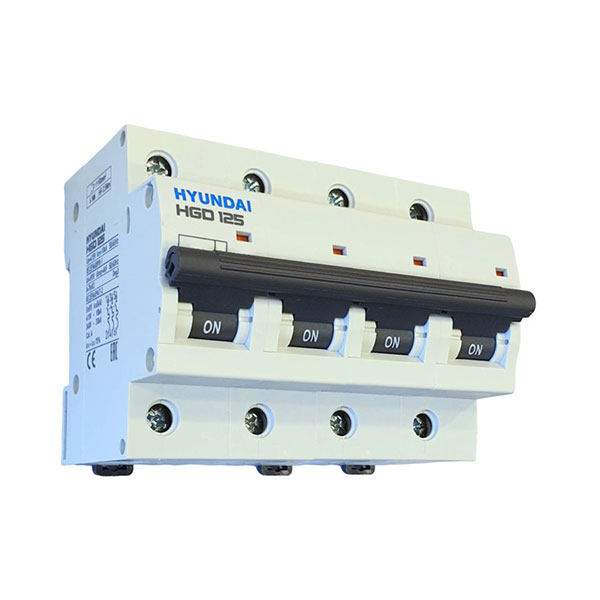 MCB Hyundai HGD125 4P 100A 10kA