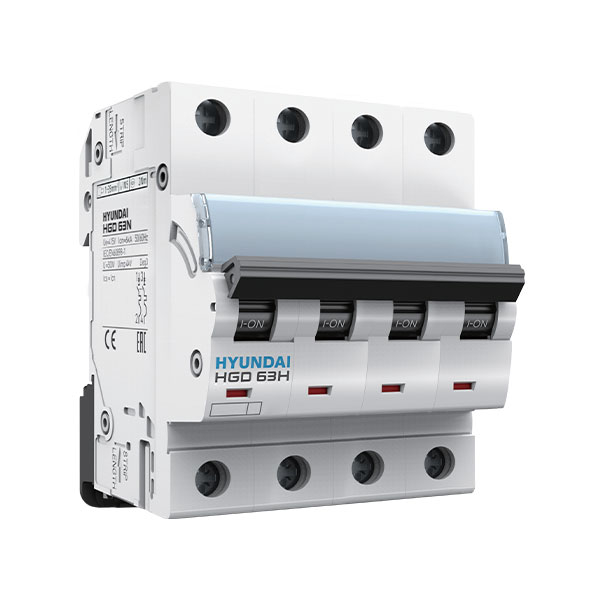MCB Hyundai HGD63H 4P 20A 10kA