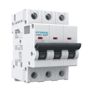MCB Hyundai HGD63P 3P 50A 10kA