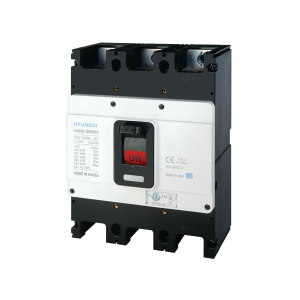MCCB Hyundai HGM800H-F 3P 700A 85kA