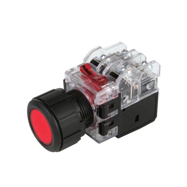 Nút nhấn giữ Hanyoung MRX-RA1D0A 22mm đèn Xanh dương 12-24V