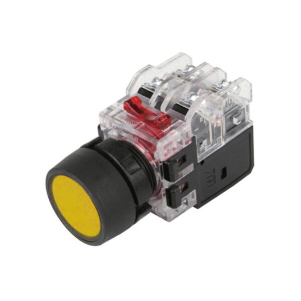 Nút nhấn nhả Hanyoung MRX-TM1D0R 22mm đèn Đỏ 12-24V