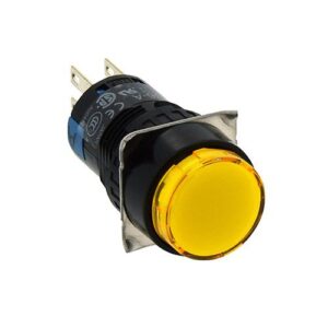 Nút nhấn nhả IDEC AL6M-M14Y  16mm 24V (Vàng)