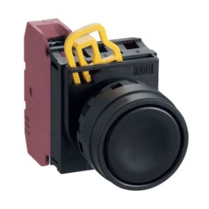 Nút nhấn nhả IDEC YW1B-M1E01B 1NC 22mm  (Đen)