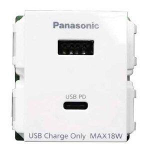 Ổ cắm USB 2 cổng type A-C Panasonic WEF14821W-VN