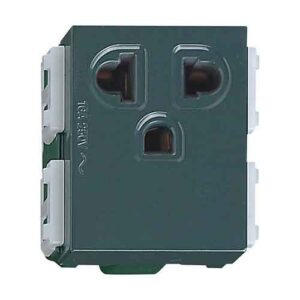 Ổ cắm đơn có màn che và dây nối đất Panasonic WEV1181-7MYH