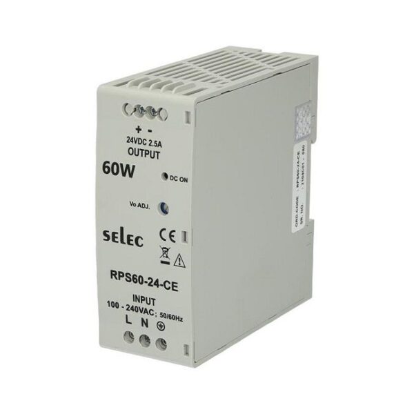 Bộ nguồn Selec RPS60-24 2.5A 24VDC 60W
