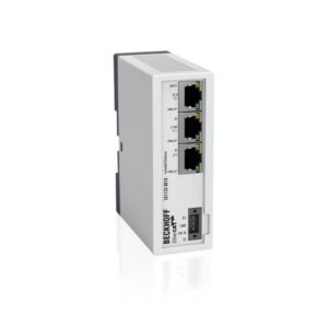 CU1123-0010 | Infrastructure, 3-port junction, EtherCAT, 100 Mbit/s, 24 V DC, RJ45, Extended Distance