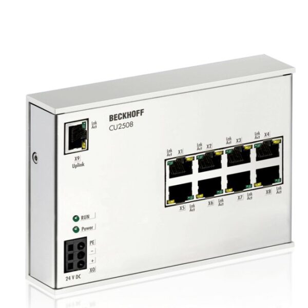 CU2508 | Infrastructure, 8-port port multiplier, Ethernet, 24 V DC, RJ45