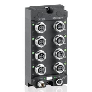 CU2608 | Infrastructure, 8-port switch, Ethernet, 100 Mbit/s, 24 V DC, M12