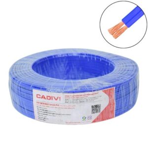 Dây điện đôi Cadivi VCmd 2×1 mm2 (Xanh) – 0.6/1KV