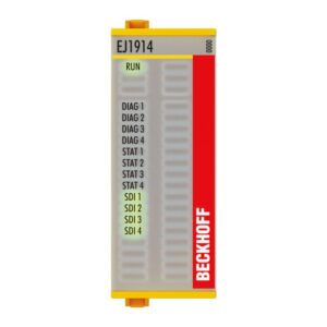 EJ1914 | EtherCAT plug-in module, 4-channel digital input, 24 V DC, TwinSAFE, TwinSAFE Logic