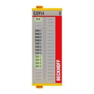 EJ2914 | EtherCAT plug-in module, 4-channel digital output, 24 V DC, 0.5 A, TwinSAFE, TwinSAFE Logic